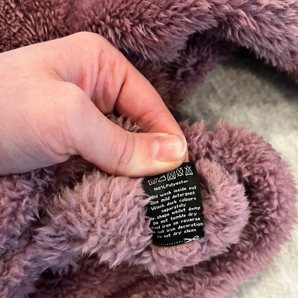 Balance Athletica Sherpa Cropped Hoodie - Mauve - Picture 7 of 7